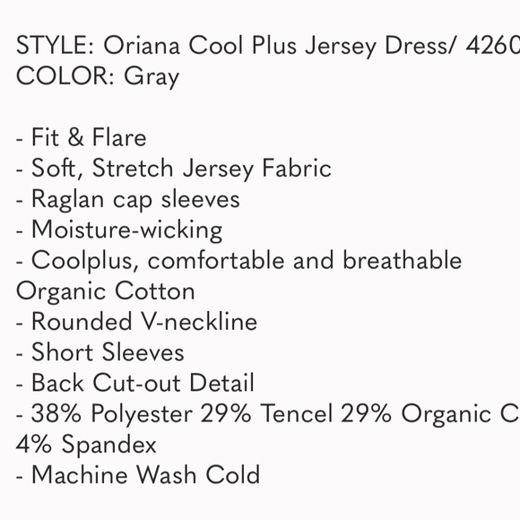 Kühl Oriana Cool Plus Jersey Dress Hiking NWOT - Picture 8 of 8